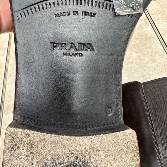 Prada Brown Chelsea Boots - Picture 10 of 12